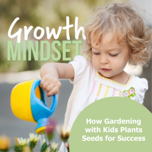 Toddler Learning How to Water Flowers at KRK of Prairie Hills